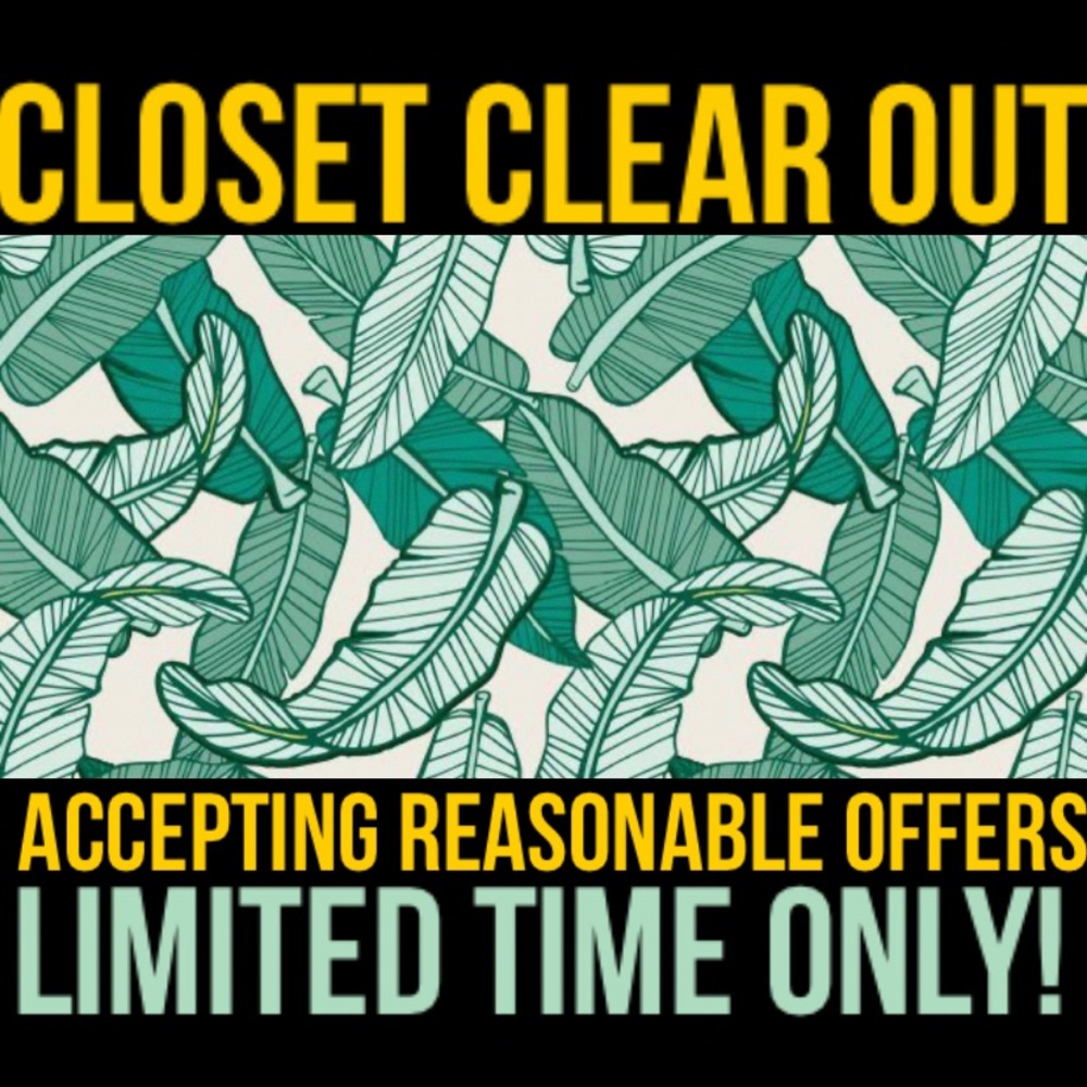 CLOSET CLEAR OUT